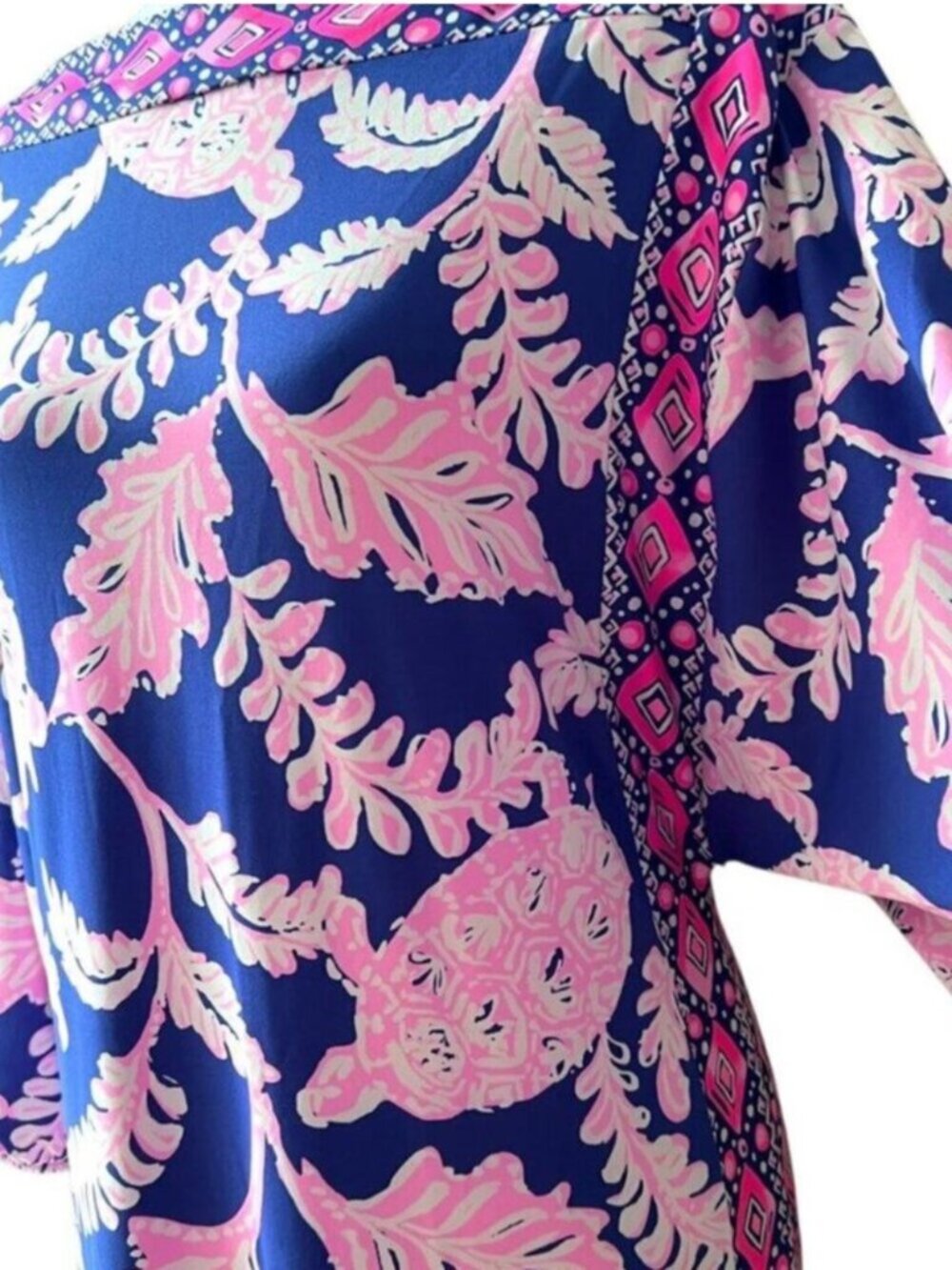 Lilly Pulitzer Maxi Dress 10 Tropical Long Turtle Medium Cruise Large Vacation - Picture 6 of 16